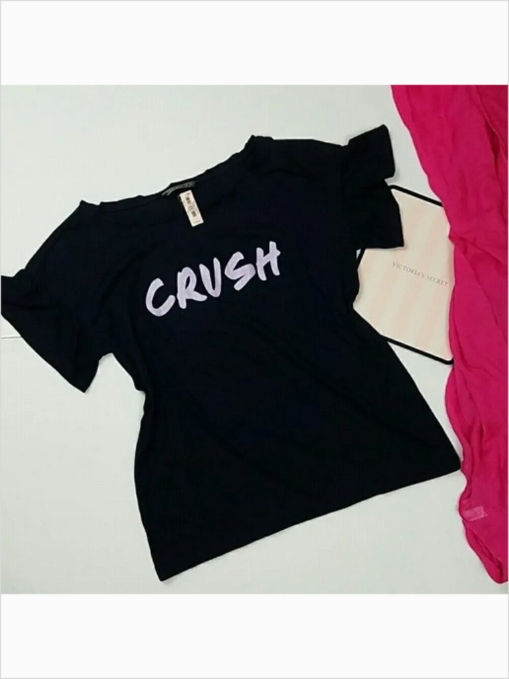 Victoria's Secret Blue CRUSH Graphic Tee NWT